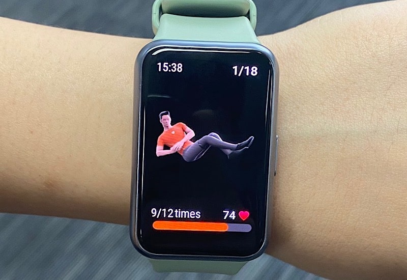 Huawei tease Watch Fit animated fitness courses feature