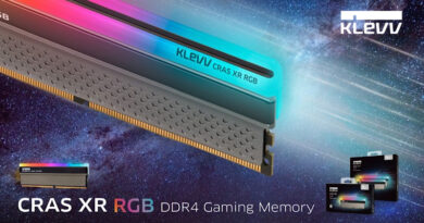 klevv launched cras xr rgb bolt xr ddr4 gaming memory