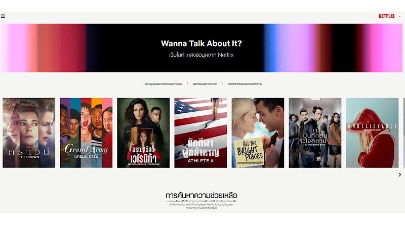 Netflix introduce wannatalkaboutit service