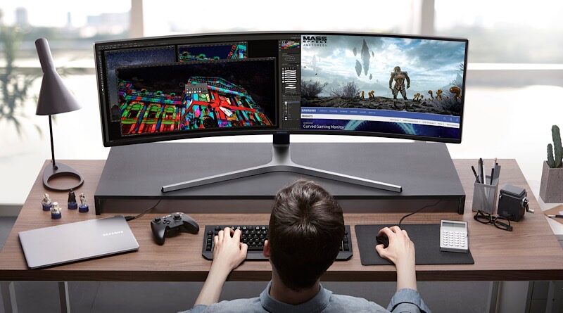 Samsung introduce QLED gaming monitor