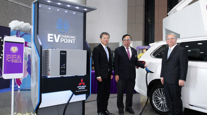 PEA Mitsubishi Motors and Delta join hands to elevate EV charging across thailand