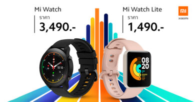 Xiaomi launched 2 new smartwatches Mi Watch Mi Watch lite to Thai market