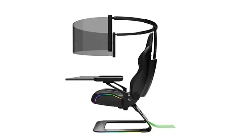 Razer unveil Project Brooklyn concept gaming chair with 60 inches retractable OLED Display