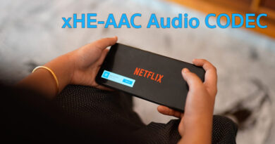 What is xHE-AAC audio codec for Netflix
