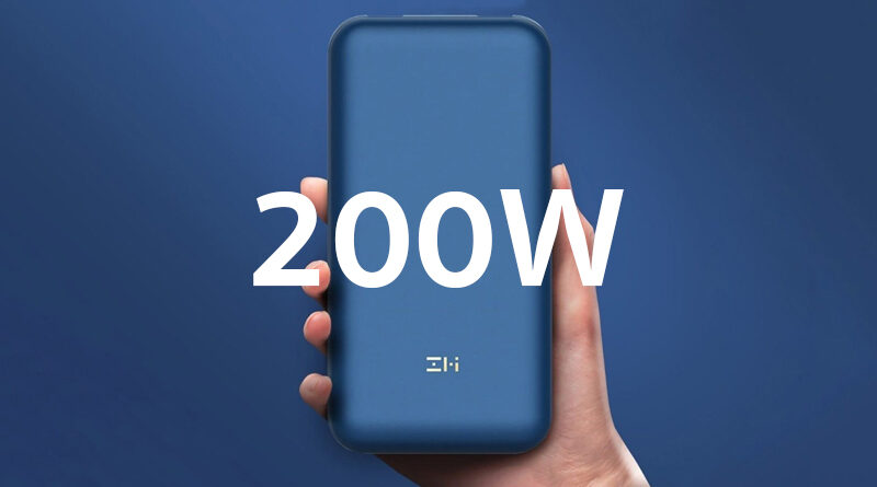 ZMI No.20 Powerbank Pro 25,000mAh 200W output launch at Jan 6