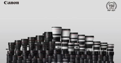 Canon proudly announce made RF EF lens exceed 150 million unit