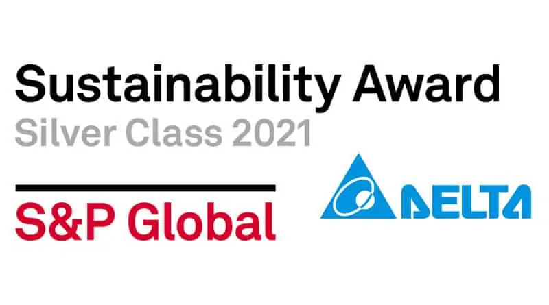 Delta Electronics Thailand wins SP Global SAM Silver Class Sustainability Award 2021