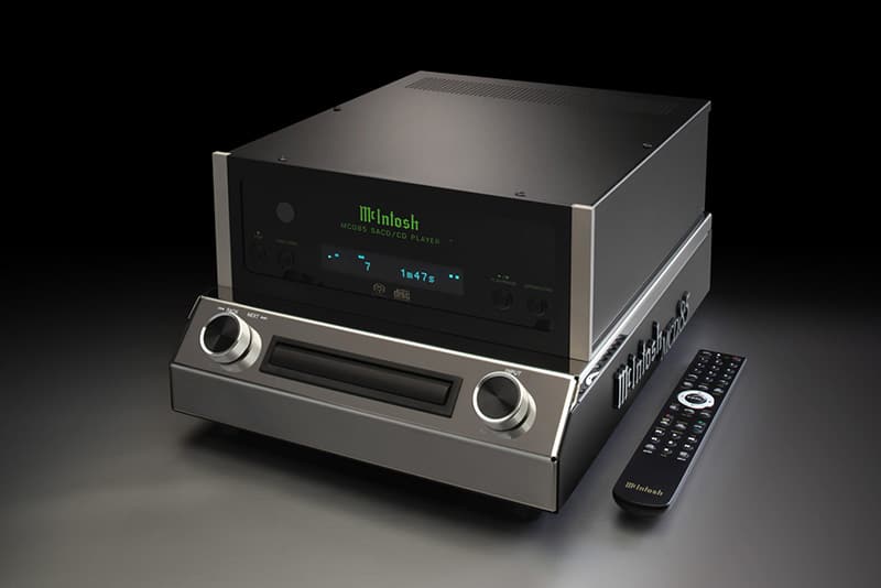 Mcintoshs MCD85 ASACD/CD player with hi-res audio USB-DAC feature