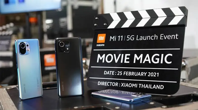 Xiaomi launch Mi 11 5G in Thailand and introduce pre-booking promotion