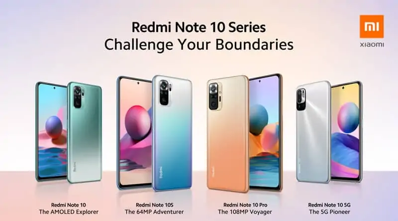 Redmi Note10 series global launch