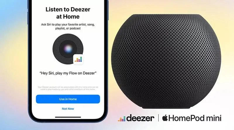 Apple's HomePod and HomePod mini now support Deezer voice control