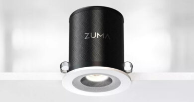 Zuma Lumisonic unveil an ultra compact speaker light from the engineer of Bowers&Wilkins Nautilus