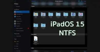 iPadOS 15 files app gains NTFS support and progress indicator