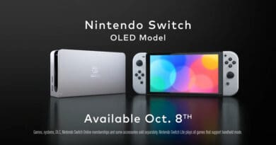 Nintendo Switch OLED new console with 7 inch OLED screen official unveil