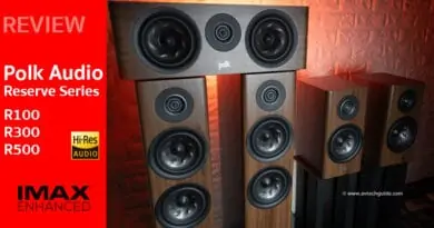Review Polk Audio Reserve Series speaker system home theatre set