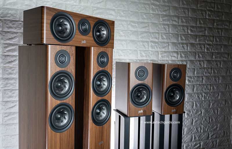 Review Polk Audio Reserve Series speaker system home theatre set