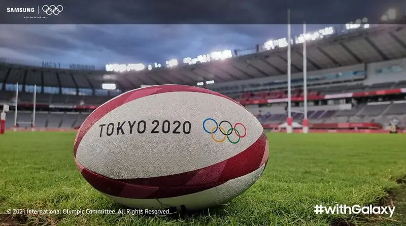 Samsung tease withgalaxy theme photo taken from Tokyo Olympic 2020