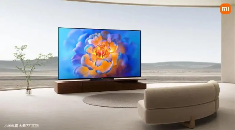 Xiaomi launches the Mi TV Master 77 OLED with 8.2mm thinner than mobile phones