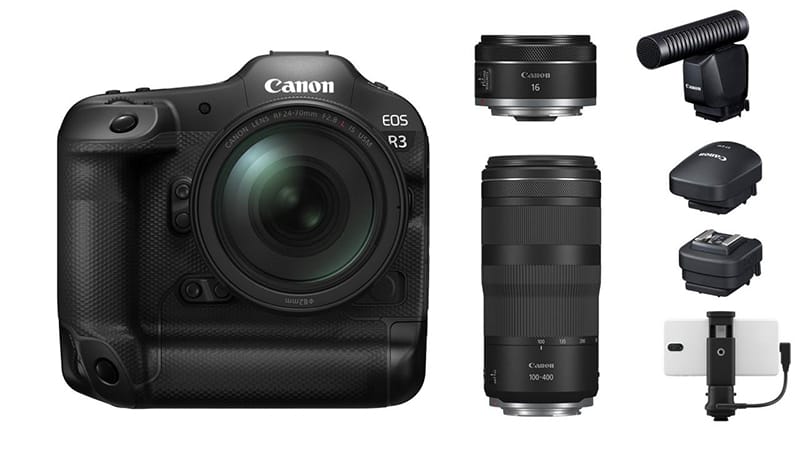 Canon launch EOS R3 with RF lenses