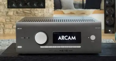 Arcam new AVR5 entry-level AV receiver features Dolby Atmos MQA Roon ready and Dirac Live