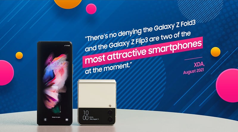Galaxy Z Fold3 Flip3 5G media best quotes