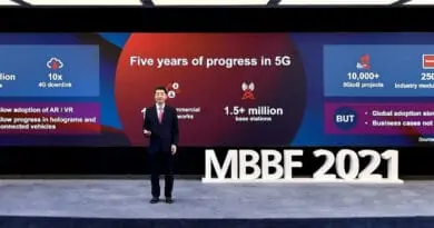 HUAWEI Ken Hu speaking on 5G development at MBBF 2021