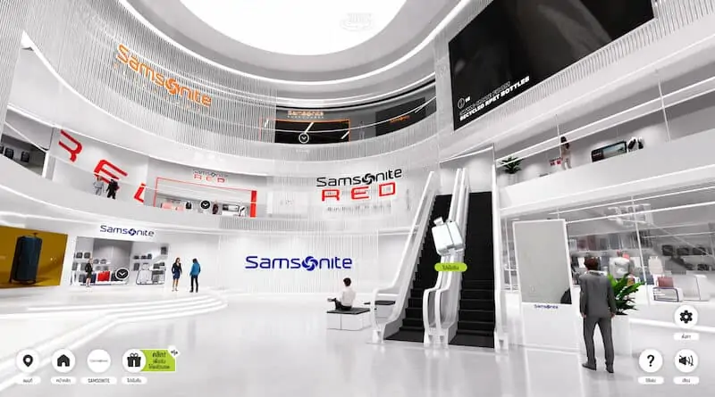 AIS 5G continues grow V-Avenue world's first virtual mall Samsonite and American Tourister joined