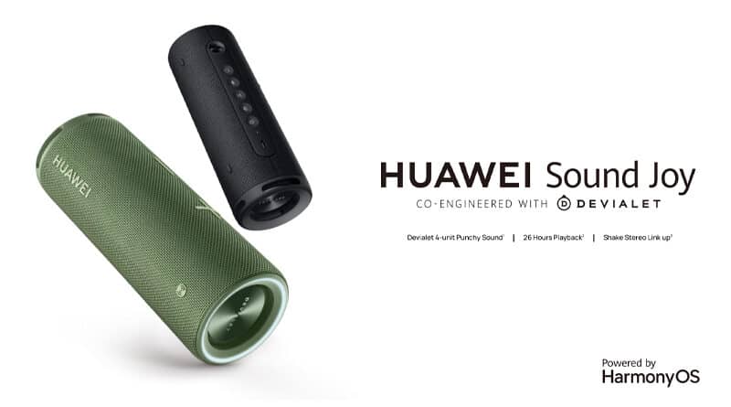 HUAWEI Sound Joy portable speaker launched features quad drivers 26 hours long play