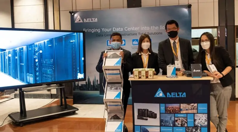 Delta Electronics introduce infrasuite data center at Thailand Cloud Datacenter Convention 2021