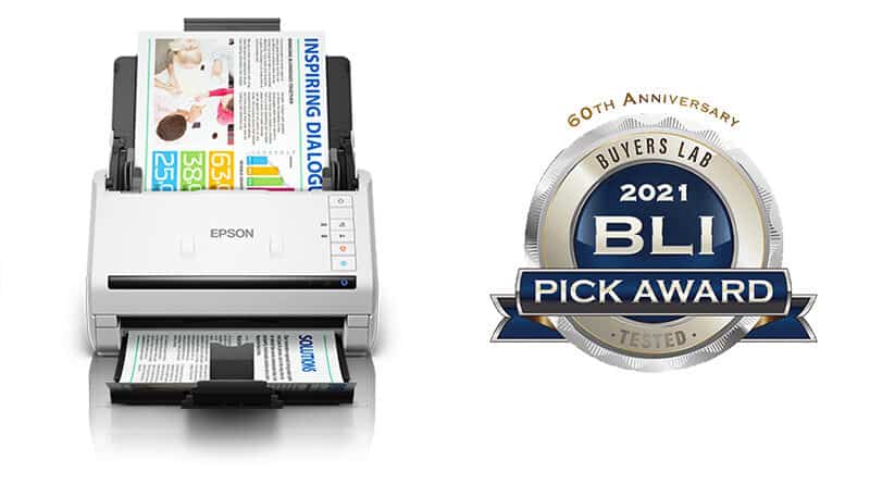 Epson printer scanner got BLI Award