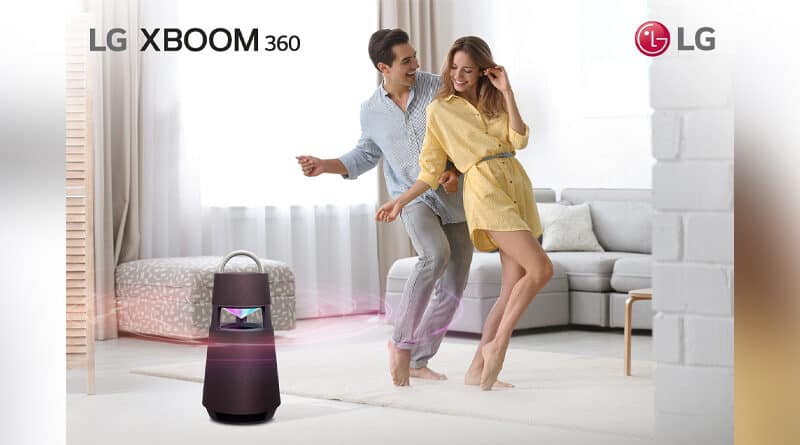LG Xboom 360 sound a complete experience
