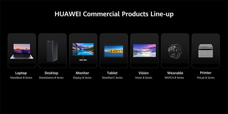HUAWEI Consumer BG Enters Enterprise Market with New Lineup