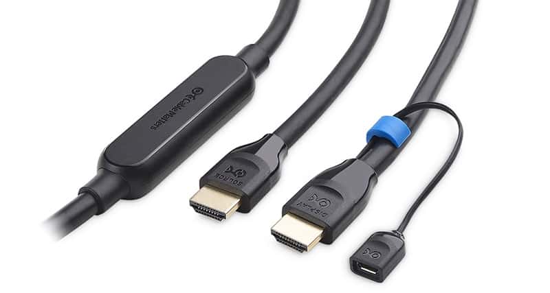 HDMI Cable Power removes need for a separated power connector for active HDMI cables
