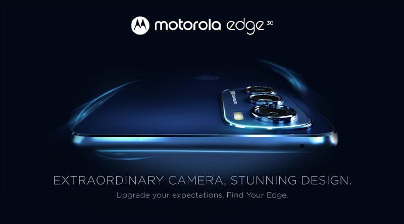 Motorola introduce Edge 30 the thinnest 5G smartphone