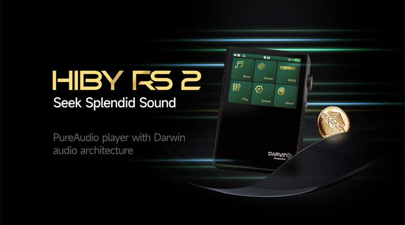 Hiby RS2 new digital audio player with Darwin based R2R DAC hi-res audio MQA supported