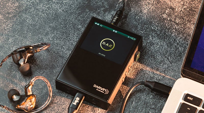 Hiby RS2 new digital audio player with Darwin based R2R DAC hi-res audio MQA supported