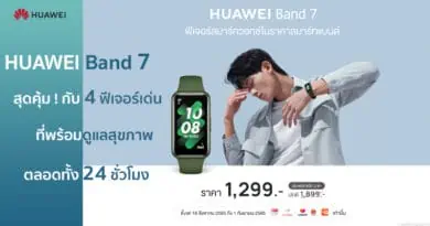 HUAWEI Band 7 with main 4 features to support healthy lifestyle