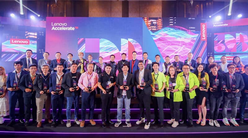 Lenovo organizes Lenovo Accelerate 2022 Award Ceremony for partners both in Thailand and in the region