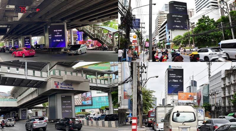 Samsung Flex campaign Bangkok