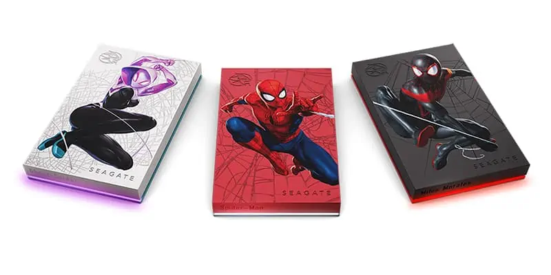 Seagate Collectable Spider-Man FireCuda USB external HDD