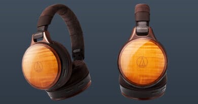 Audio-Technica ATH-WB2022 world's first wooden wireless headphone introduced celebrate 60 Anniversary