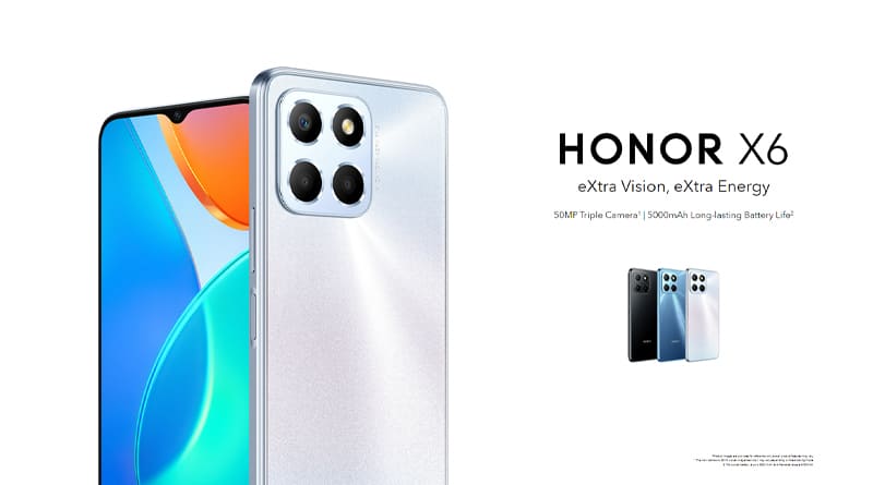 Honor X6 entry level smartphone introduced in Thailand