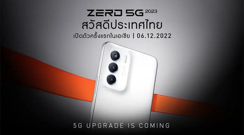 Infinix ZERO 5G tease in Thailand 2023