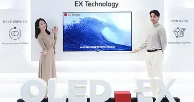 LG Display said All OLED TV panels now being produced are upgraded OLED EX versions