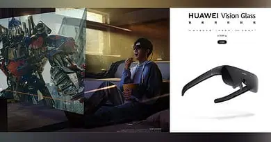 Huawei Vision Glass With 120-Inch Micro OLED Virtual Screen Launched