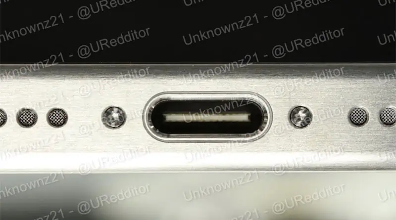 iPhone 15 Pro's USB-C Port revealed in Leaked Image