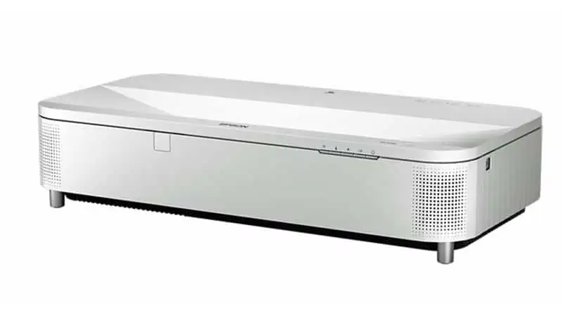 Epson announced PowerLite 810E new extreme short throw projector project 80 inch with 1 inch space