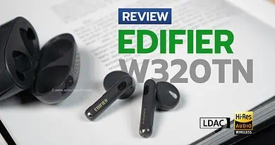 Review Edifier W320TN Hi-Res ANC TWS Earbuds