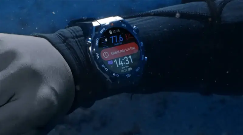 HUAWEI WATCH Ultimate underwater campaign