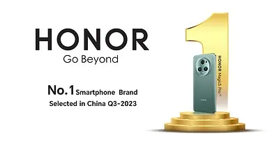 HONOR Number 1 Smartphone Brand Q3 2023 in China